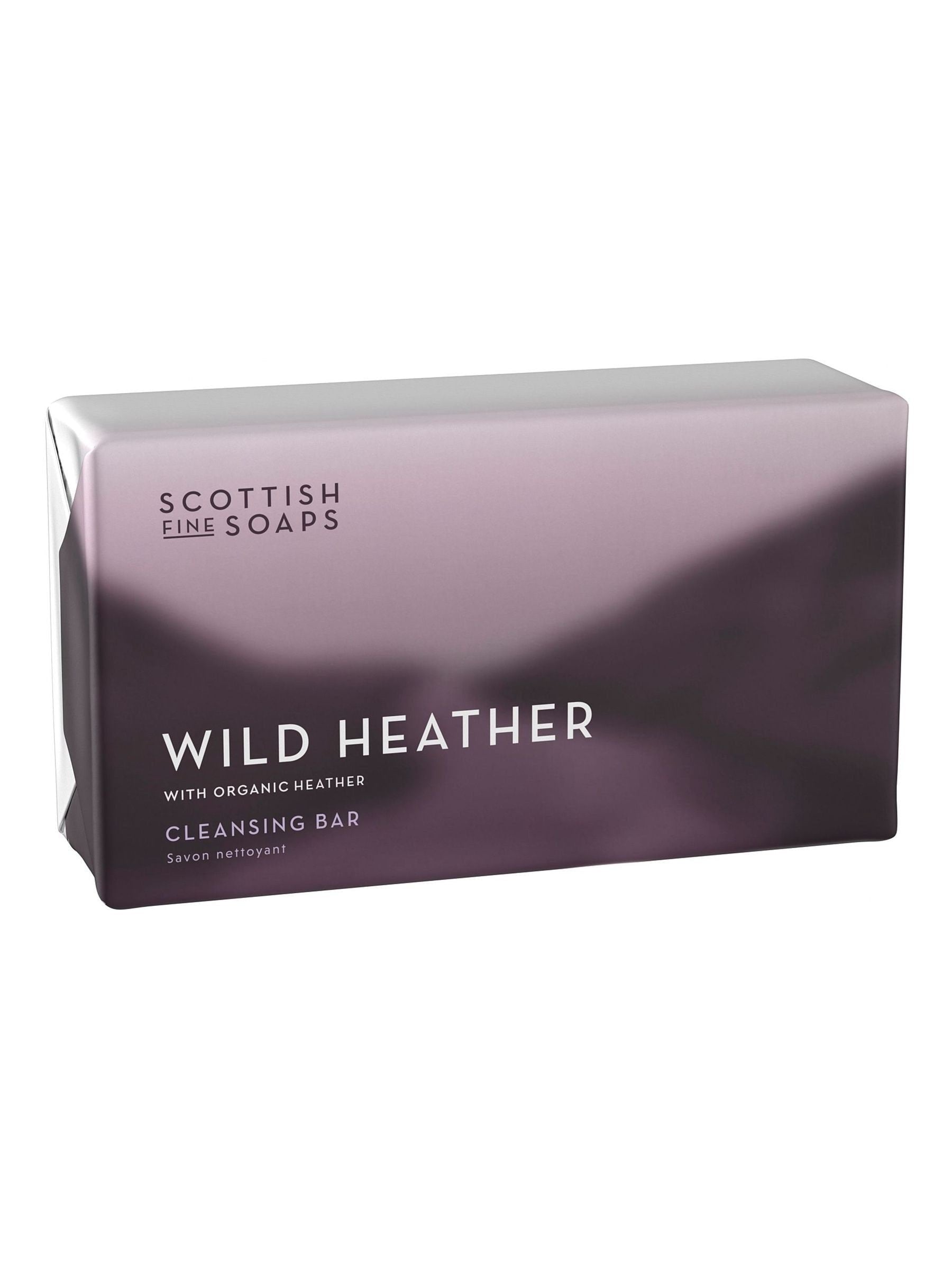 Scottish Fine Soaps Wild Heather cleansing bar 220g (British brand)
