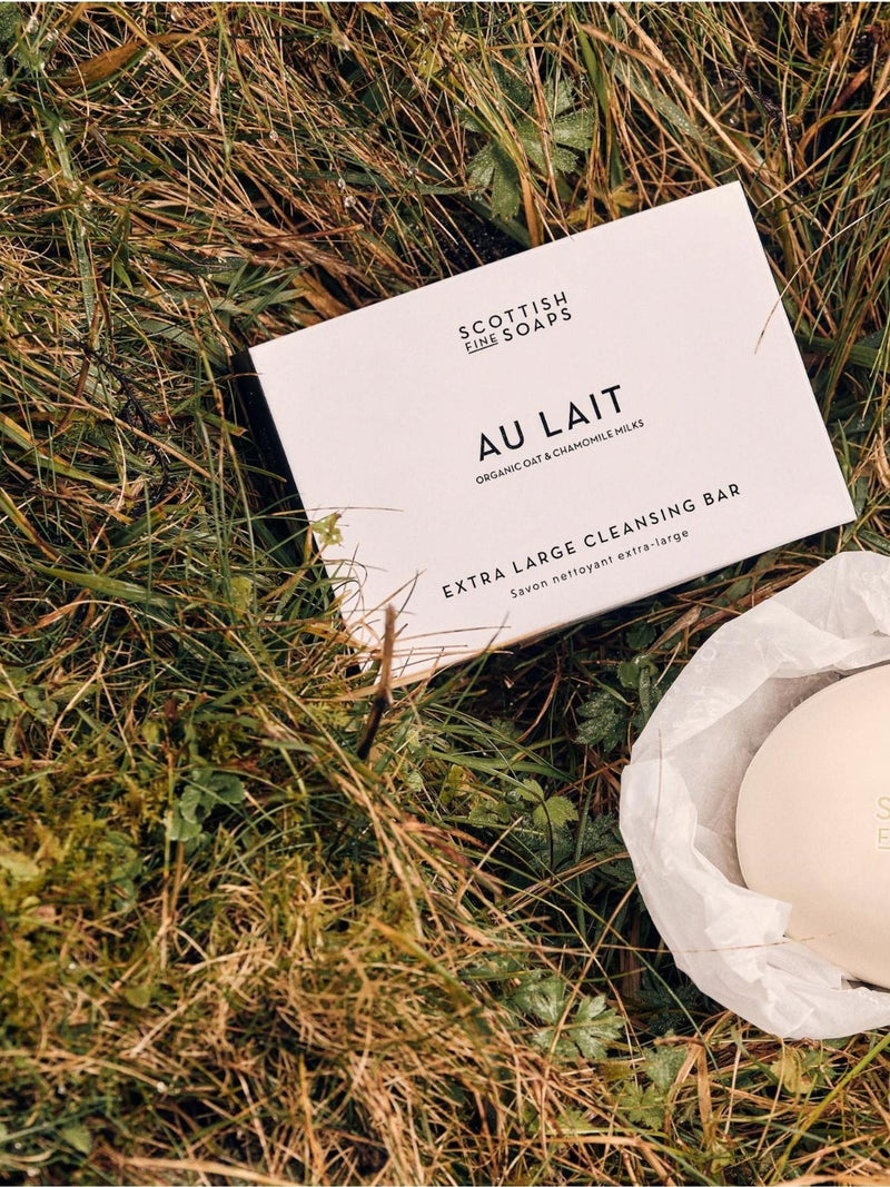 Scottish Fine Soaps Au Lait cleansing bar 300g (British brand)