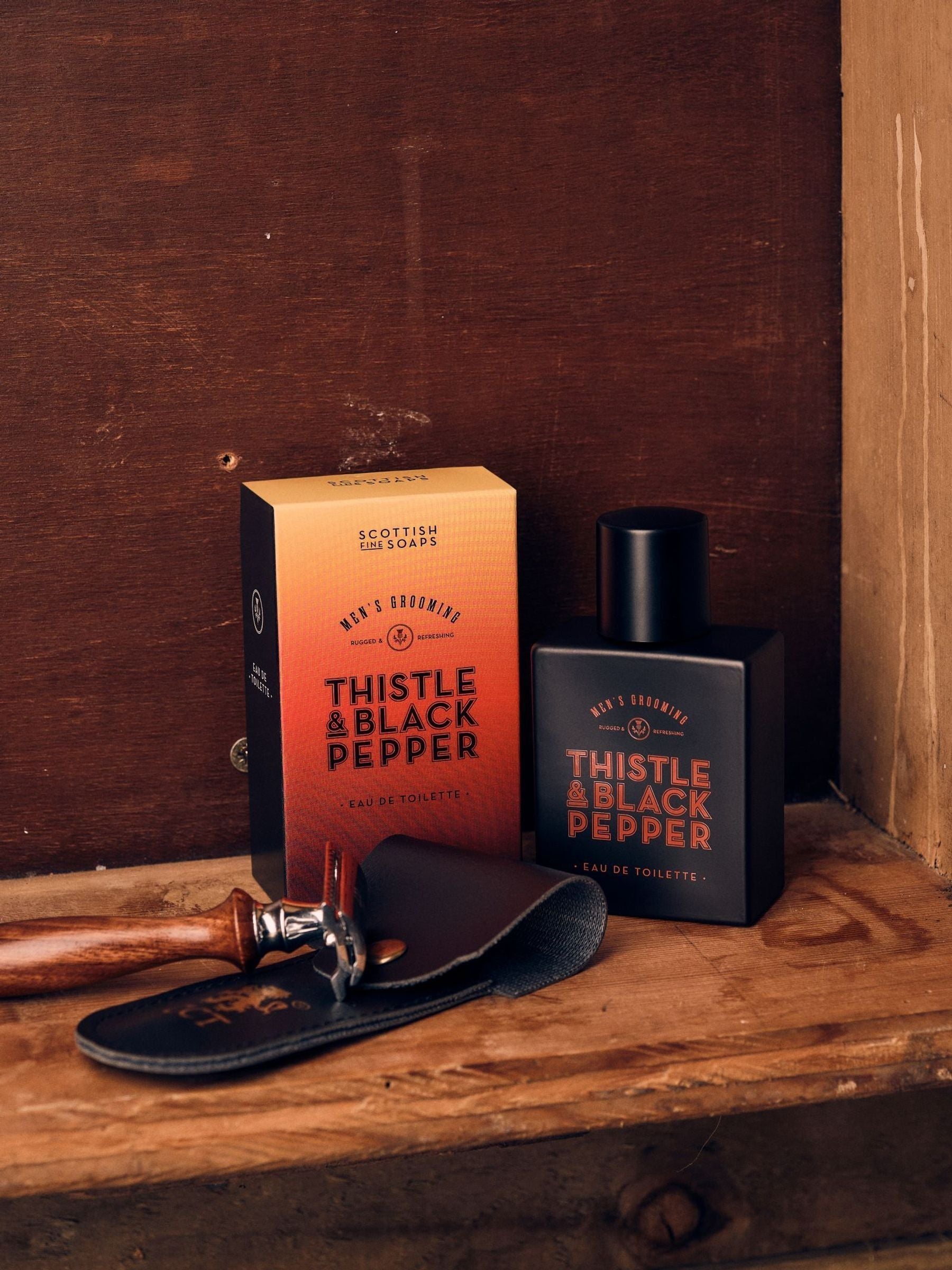 Scottish Fine Soaps Thistle Black Pepper Eau de Toilette 100ml (British brand)
