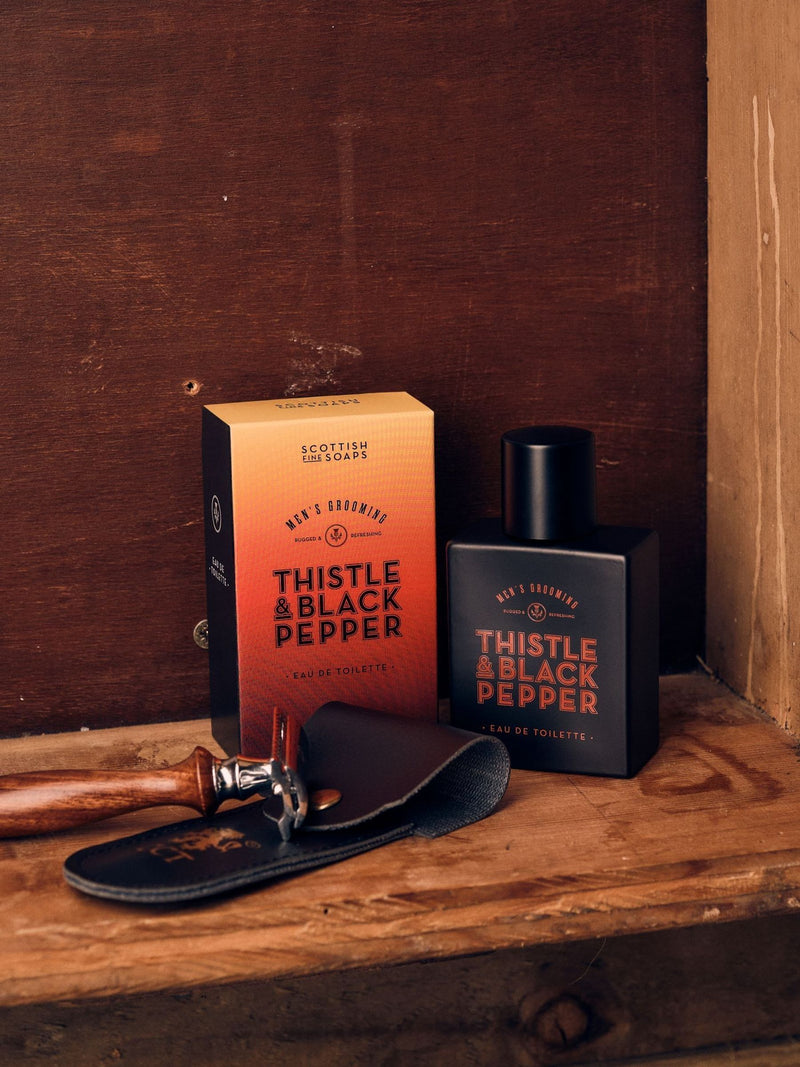 Scottish Fine Soaps Thistle Black Pepper Eau de Toilette 100ml (British brand)
