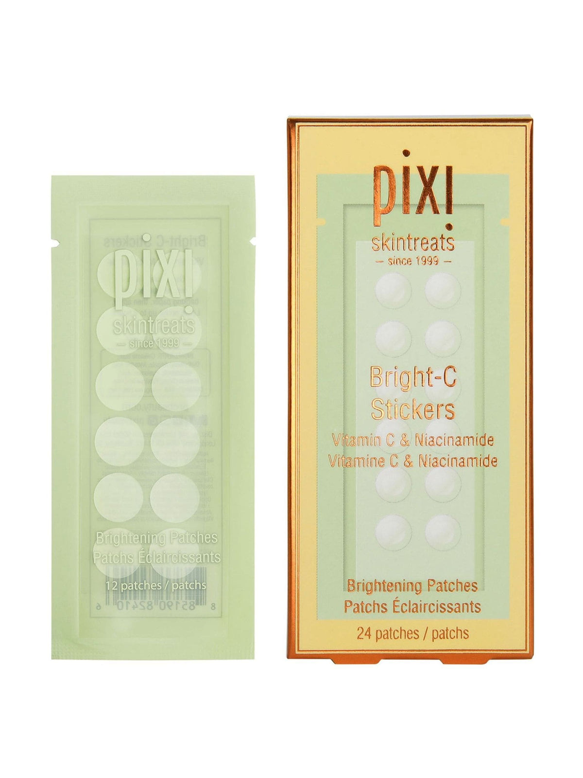 Pixi BrightC Stickers 24 patches, imported from the UK