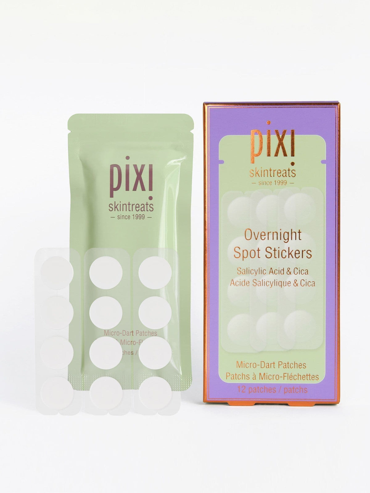 Pixi Overnight Spot Stickers 12 Patches, imported from the UK