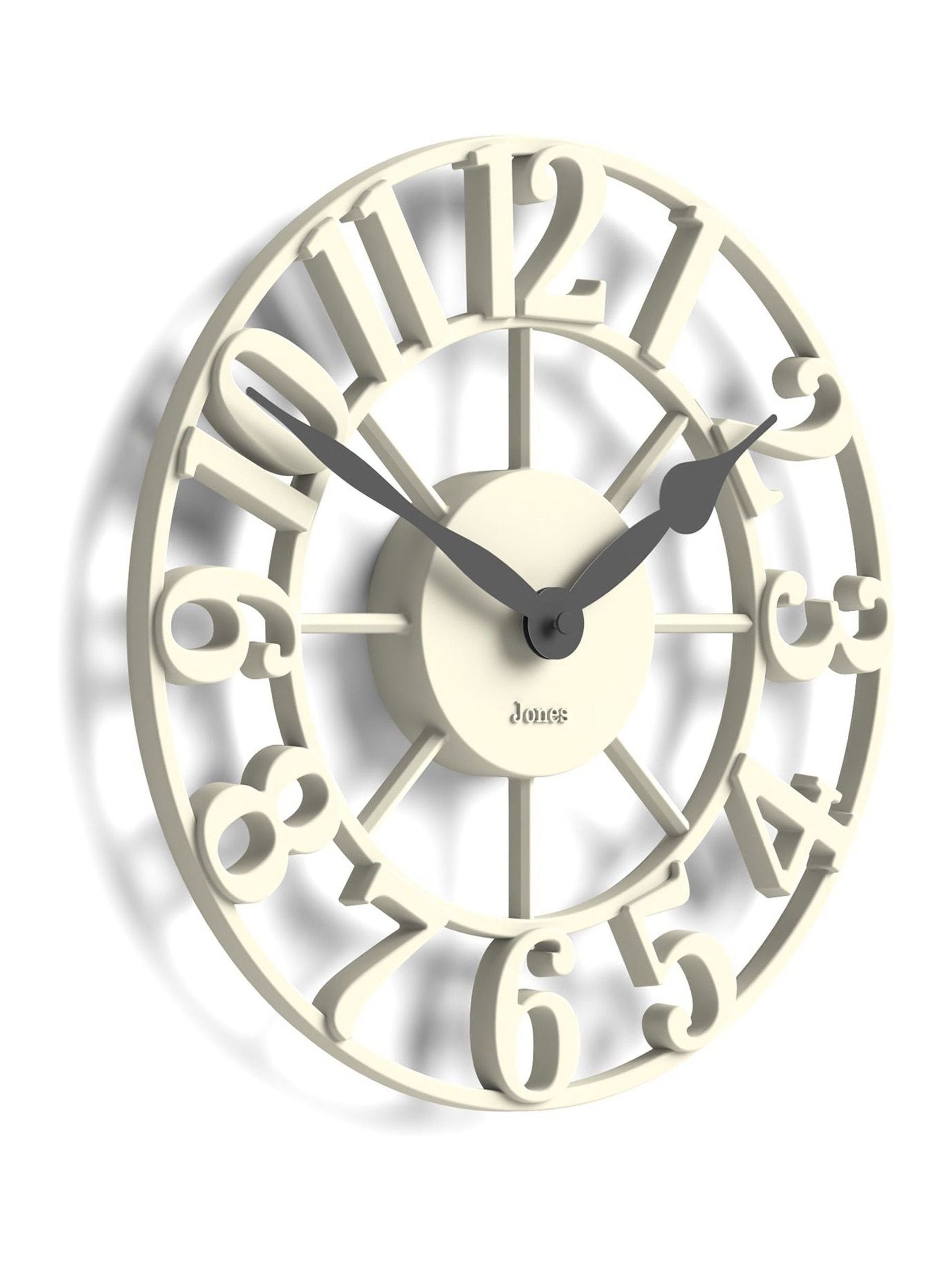 Jones Clocks white lighthouse wall clock 30cm, UK version
