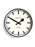 Jones Clocks Midnight Blue Tiger Wall Clock 30cm