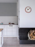 Mondaine White Wall Clock 25cm Frame