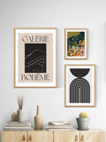East End Prints Oak La Vie Boheme wall art print - British product
