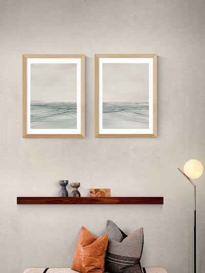 East End Prints Oak Still Sea Wall Art Prints Set of 2