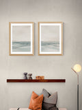 East End Prints oak still sea wall art set - British product