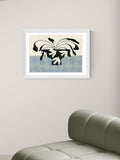 East End Prints White Dove Peace Vase Wall Art Print by Jazmine Joye