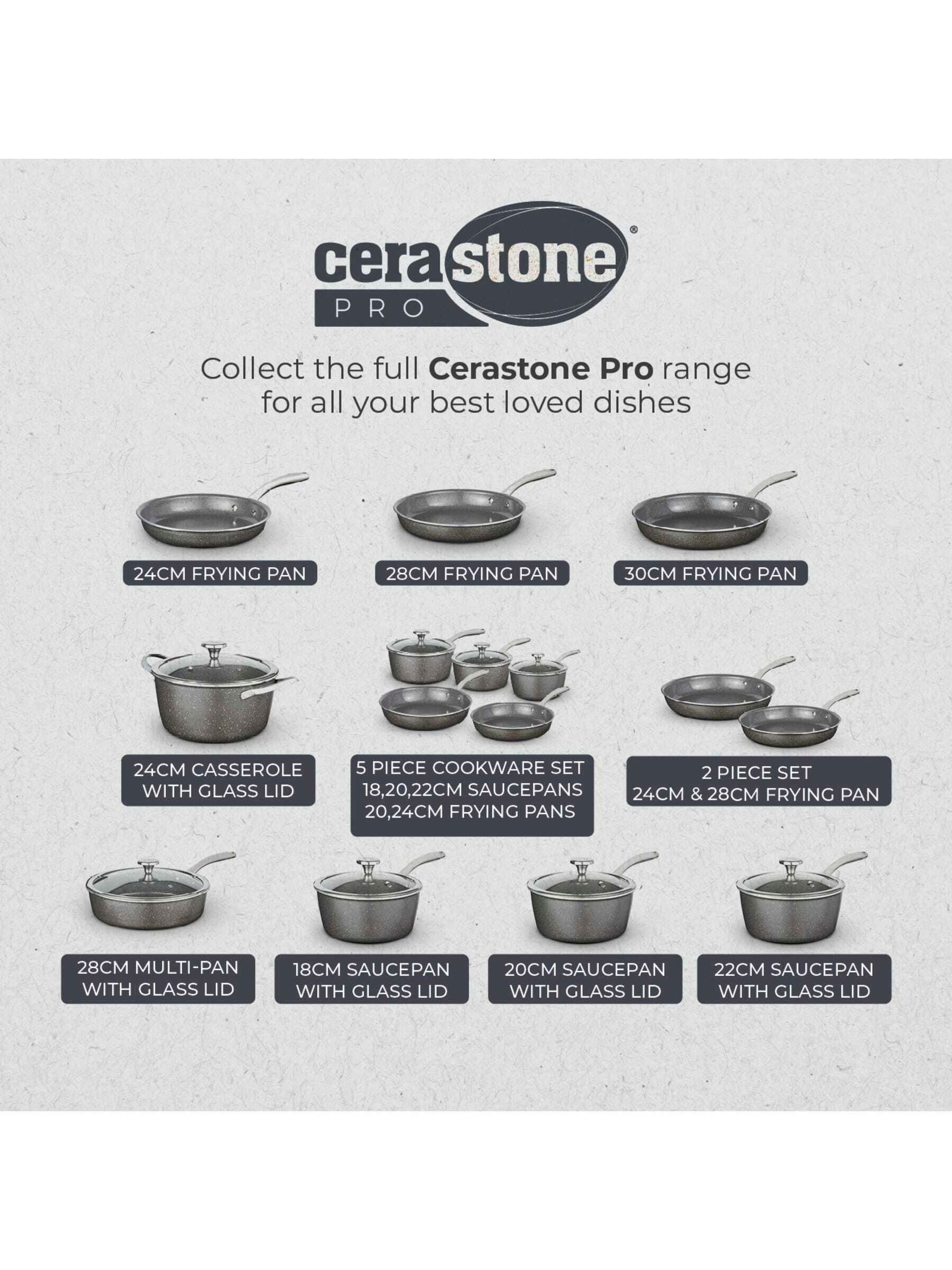 Tower Graphite Cerastone Pro 22cm saucepan (British brand)