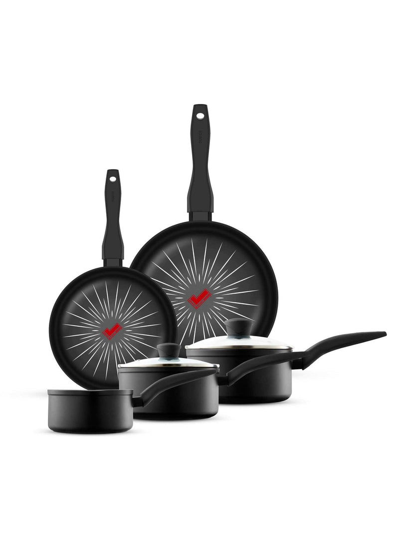 Tower Black Smart Start Forged 5 Piece Cookware Set
