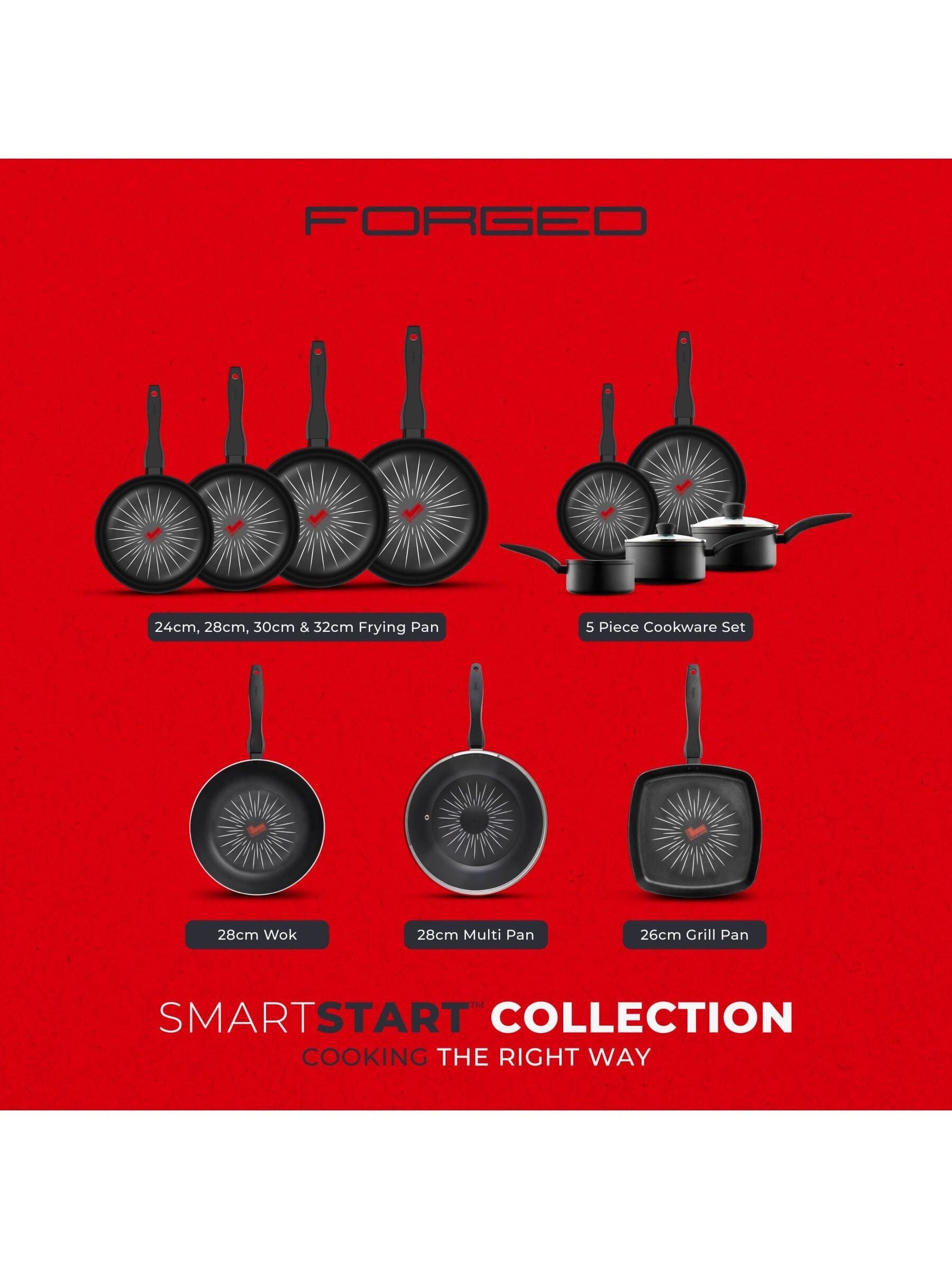 Tower Black 28cm frying pan (British brand)