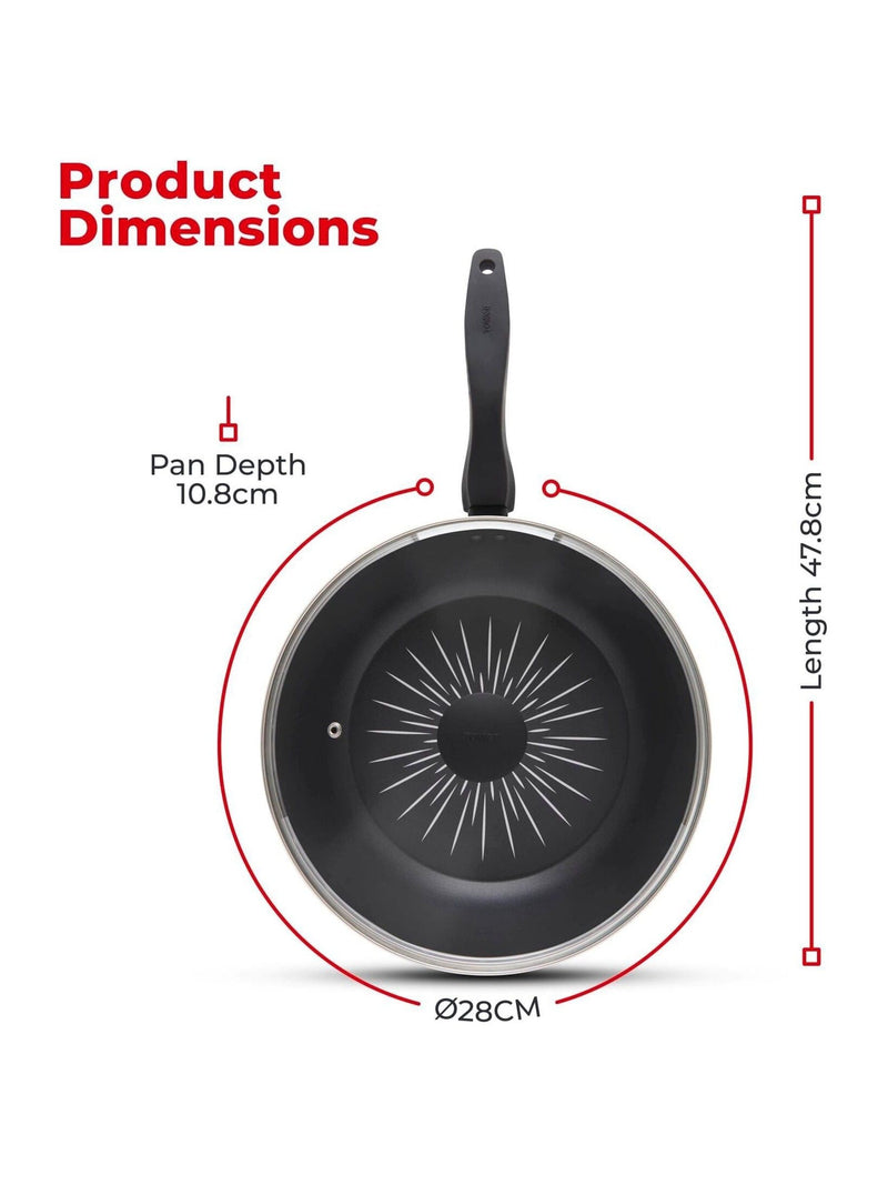 Tower Black 28cm frying pan (British brand)