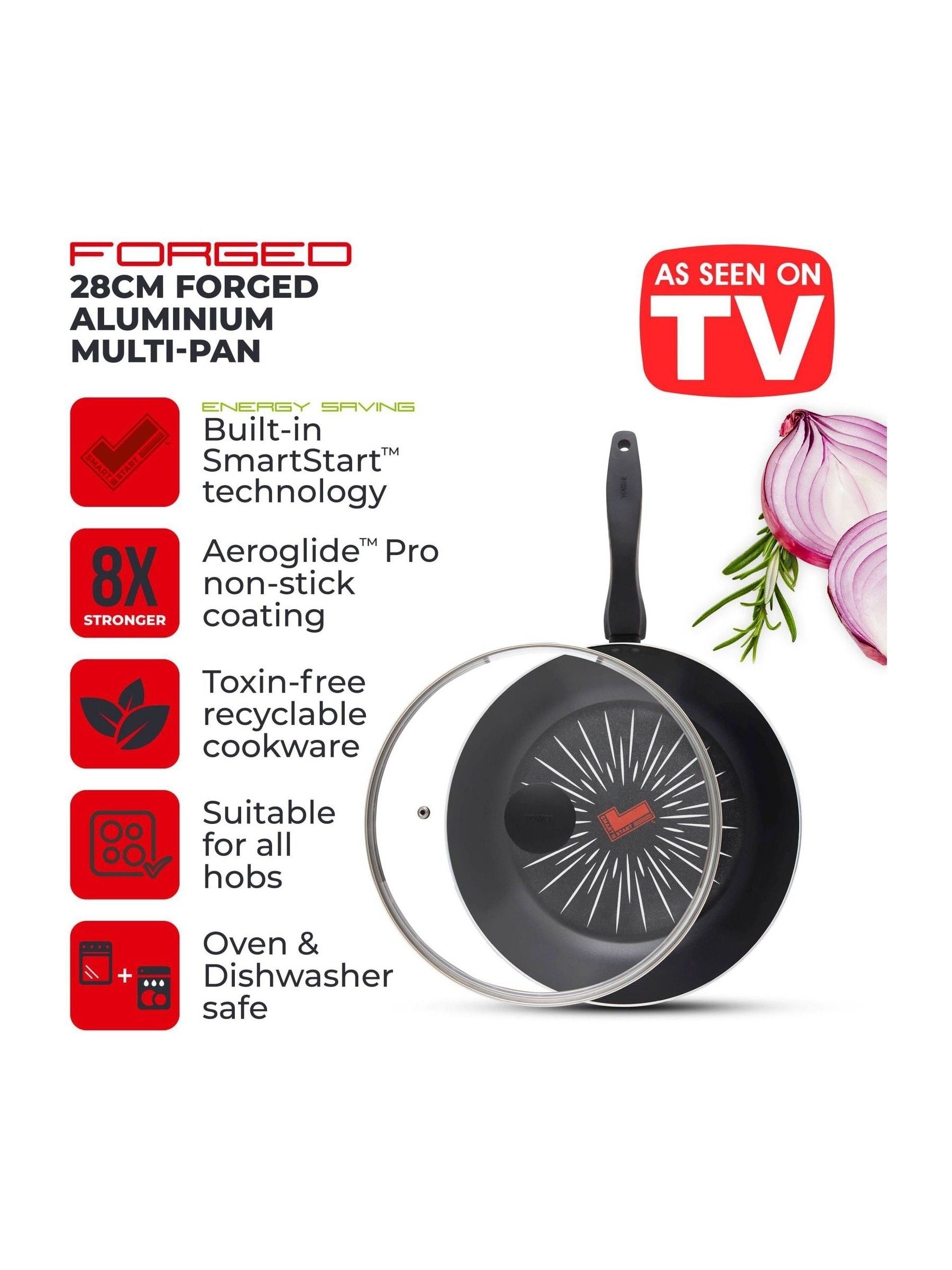 Tower Black 28cm frying pan (British brand)