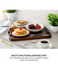 Sur La Table Walnut Rectangular Serving Tray