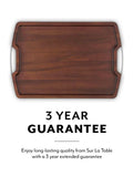 Sur La Table Walnut Rectangular Serving Tray