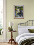 Laura Ashley Blue Cottage Flowers large wall art frame, UK version
