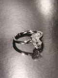 The Diamond Store Toi et Moi 1.00ct lab diamond engagement ring (British brand)