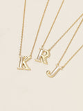 Inicio initial K pendant necklace, UK version
