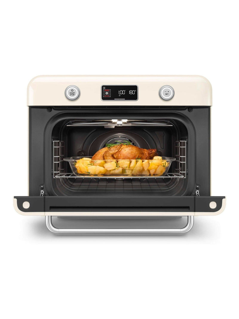 Smeg Cream 50's Style countertop combi oven (British brand)