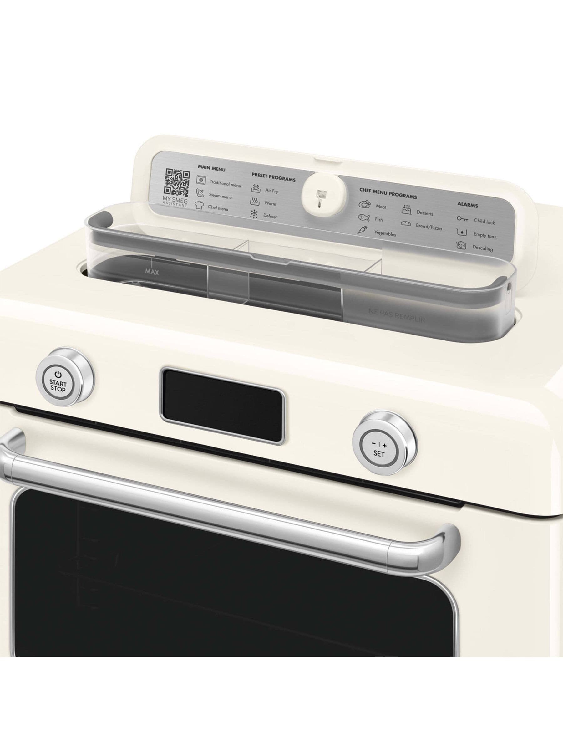 Smeg Cream 50's Style countertop combi oven (British brand)