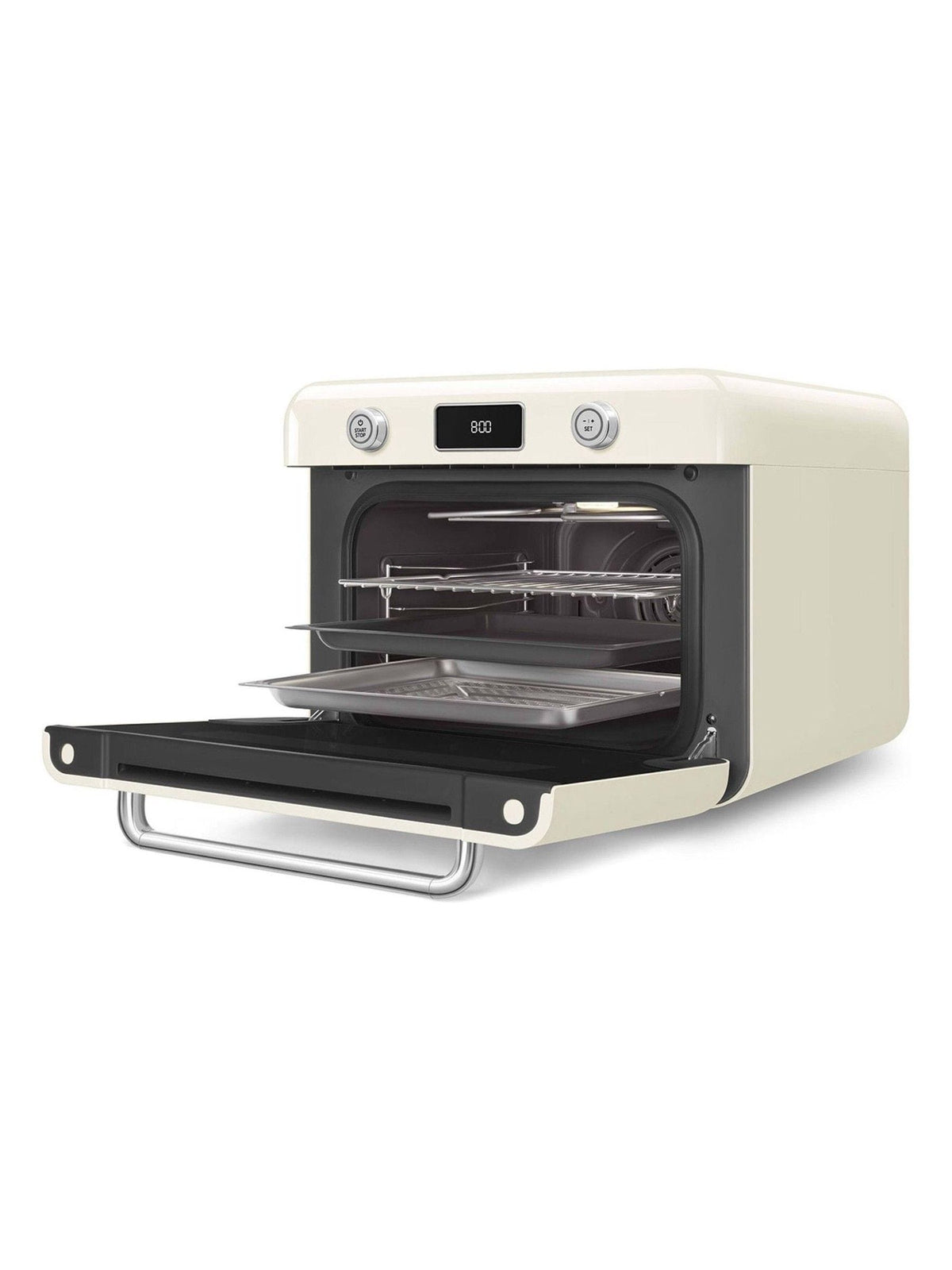 Smeg Cream 50's Style countertop combi oven (British brand)
