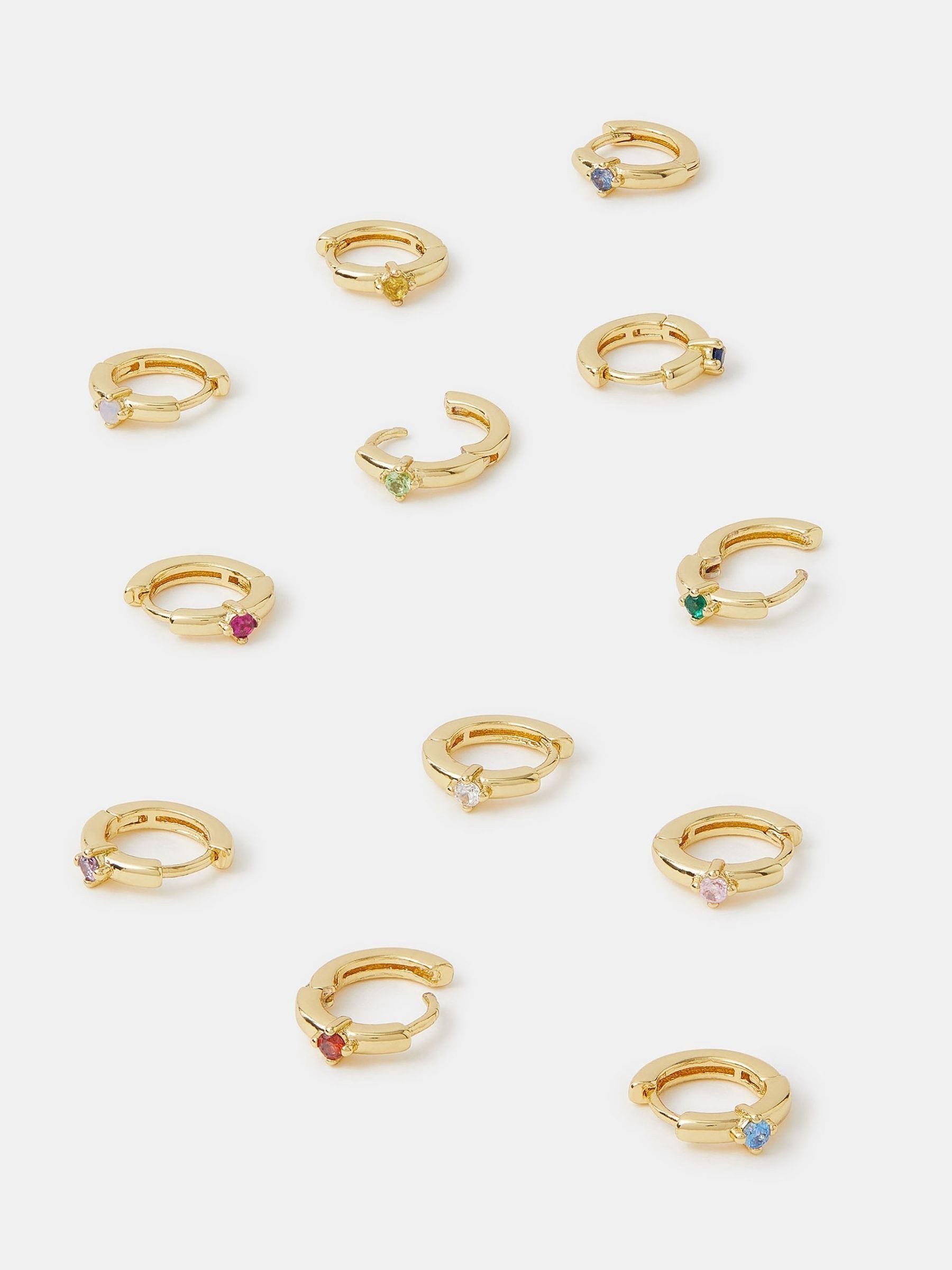 Accessorize celestial earrings with birthstones - British product