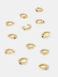 Accessorize celestial earrings with birthstones - British product