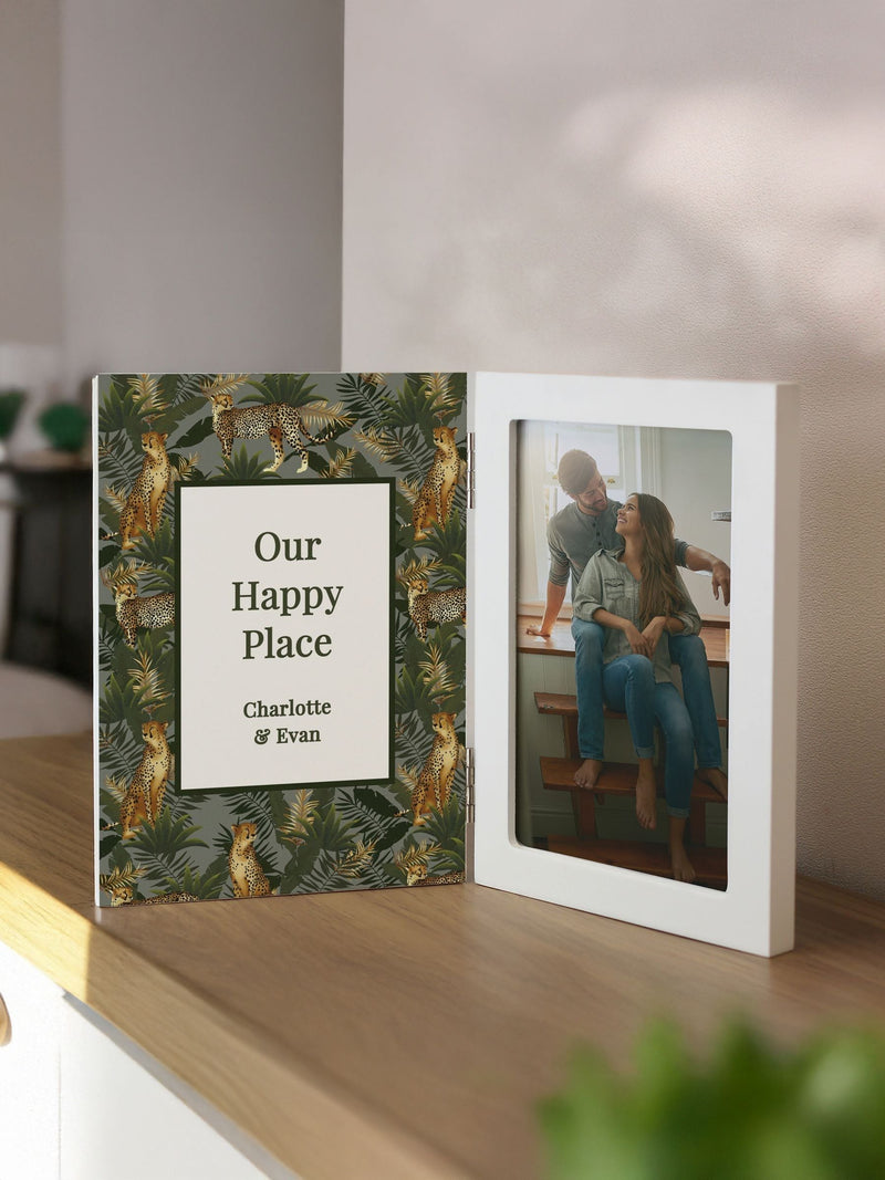 PMC leopard print 6x4 photo frame, imported from the UK