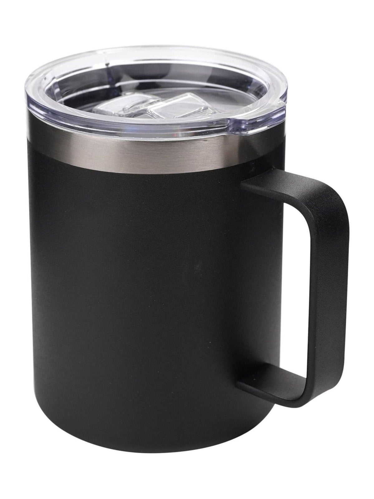Widdop Black Harvey Makin steel travel mug 12oz (British brand)