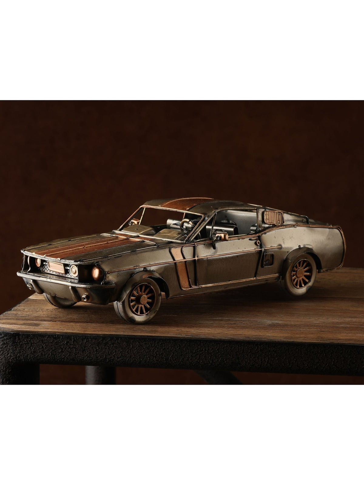 Widdop Bronze Harvey Makin Ornament Racing Car