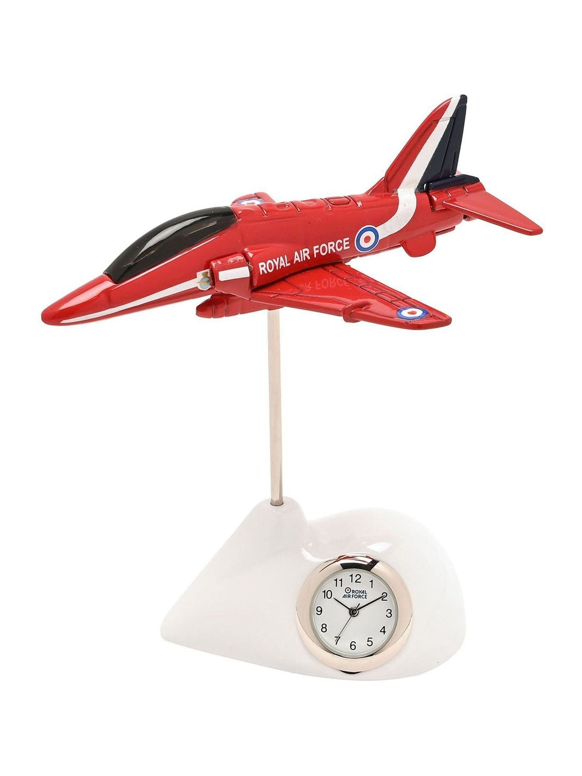 Widdop Red RAF miniature clock (British brand)