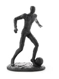 Harvey Makin black footballer figurine 22.5cm height, UK version