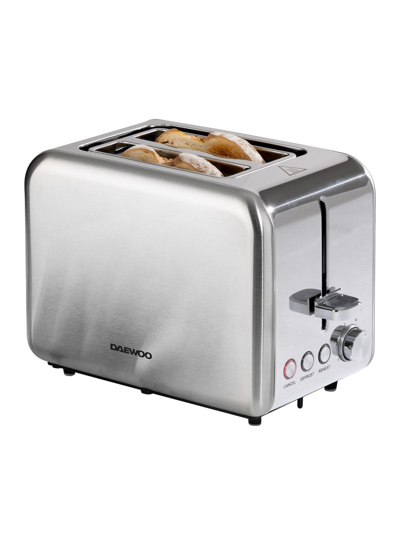 Daewoo stainless steel 2 slice toaster - British product