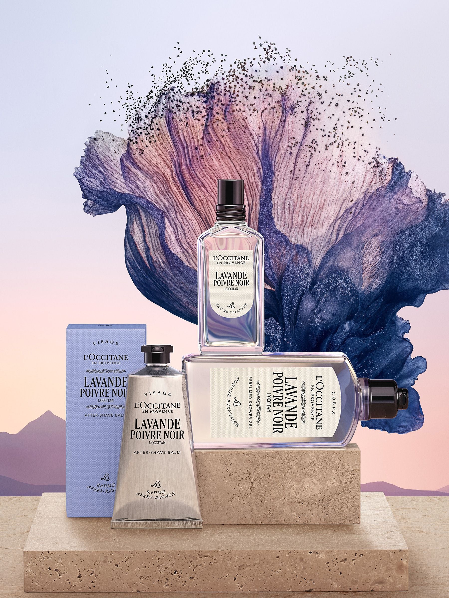 L'Occitane Lavande Poivre Noir shower gel 250ml, UK version