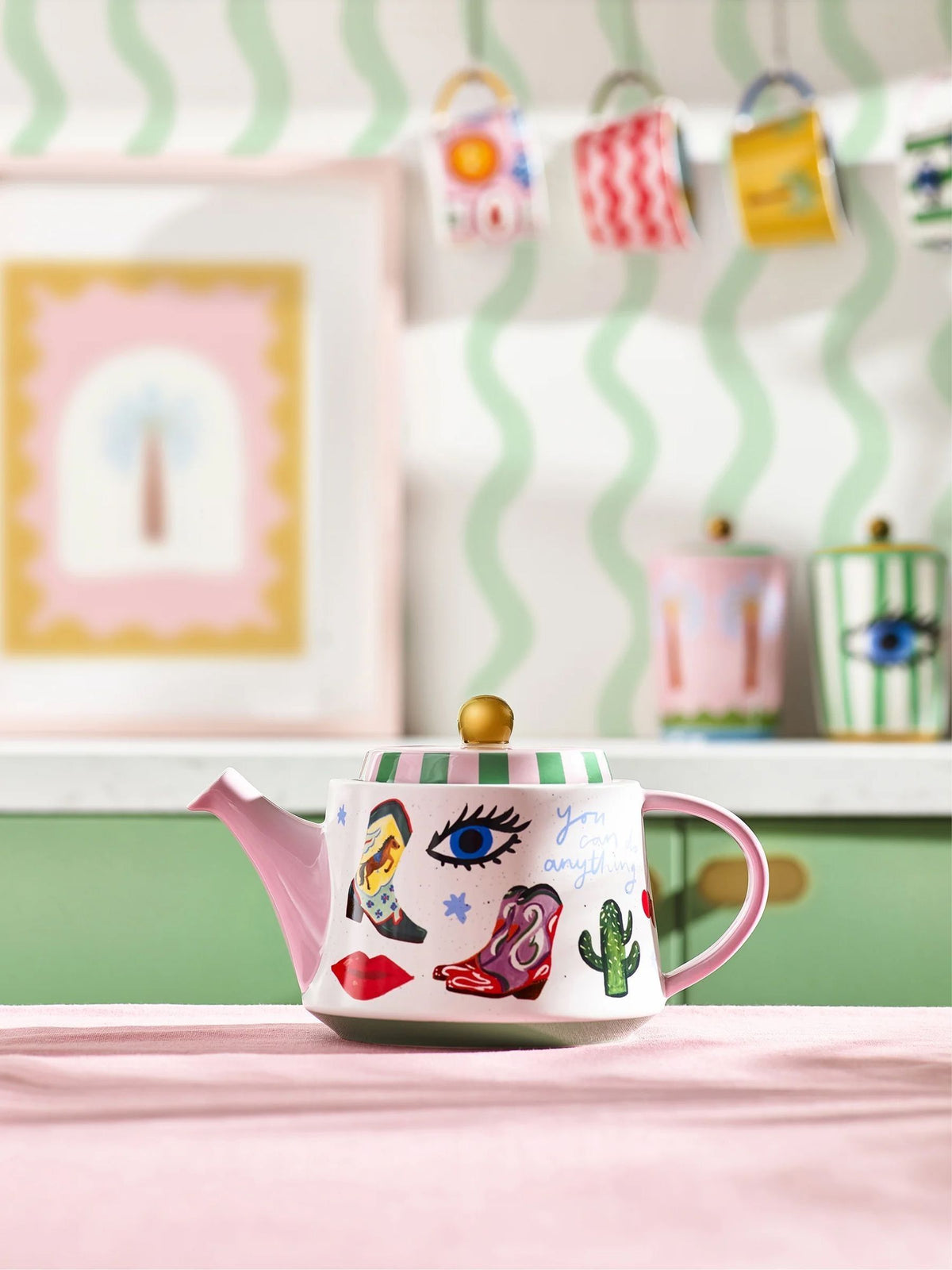 Eleanor Bowmer Multi Electric Coast Teapot