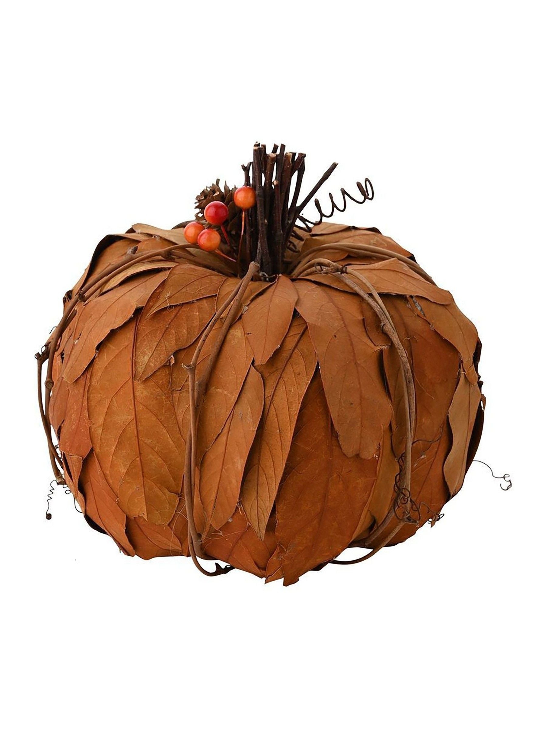 Country Living Orange Leaves Pumpkin autumn home decoration - British product