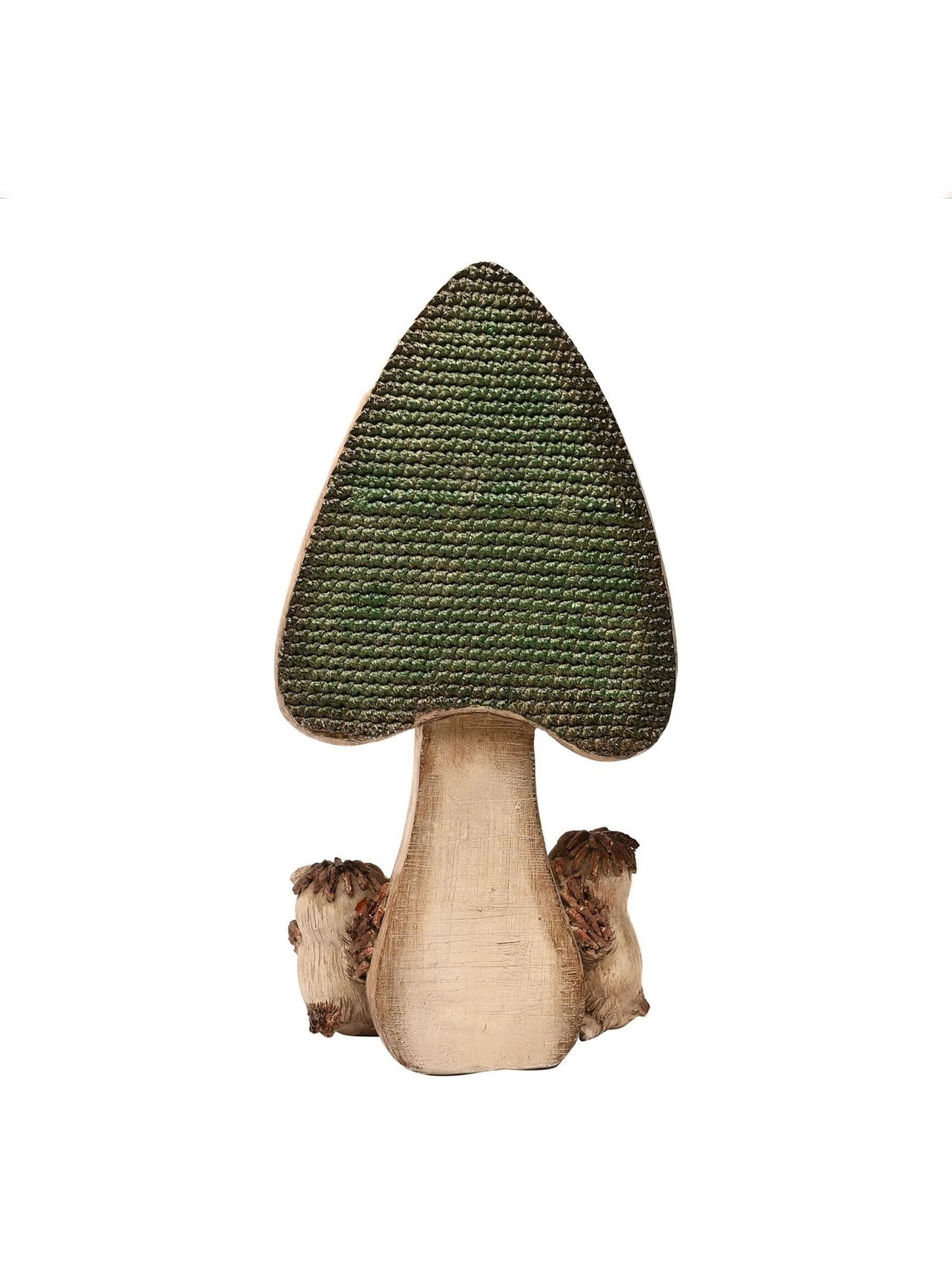 Owl and mushroom garden ornament 42cm - British product
