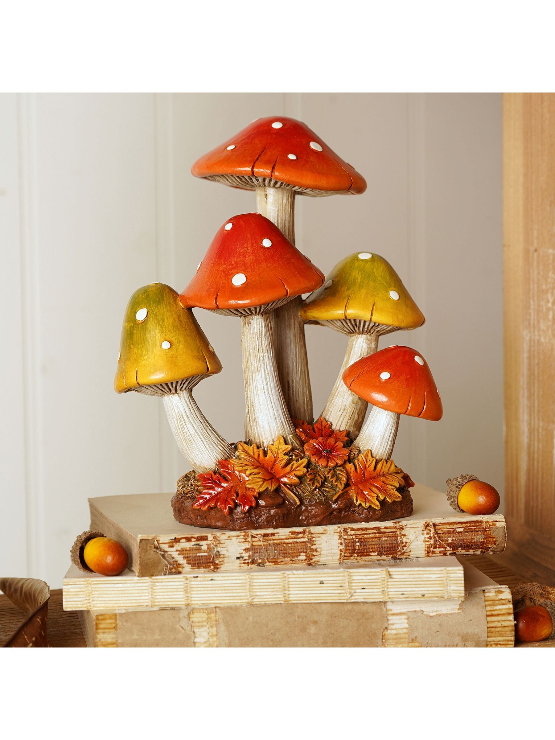 Country Living red mushroom ornament 18.5cm - British product