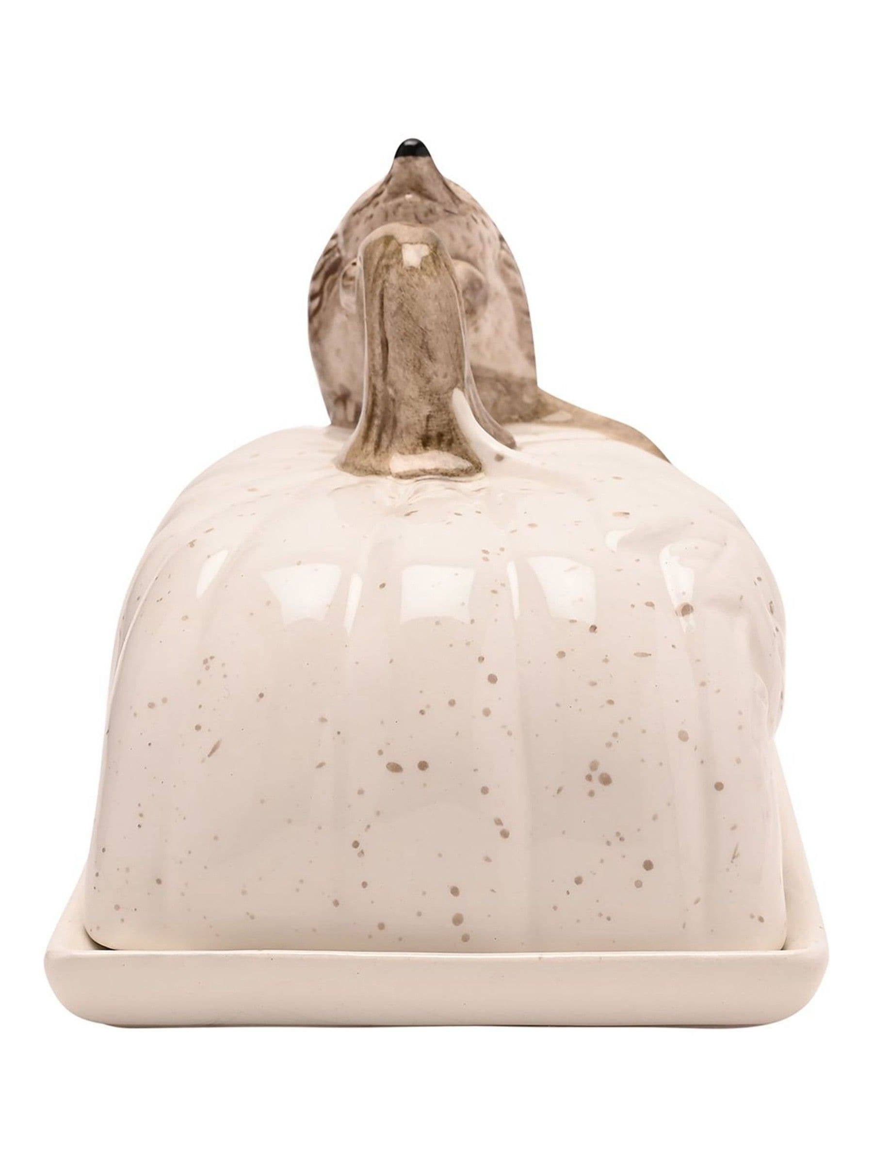 Country Living White Hedgehog Butter Dish - British product