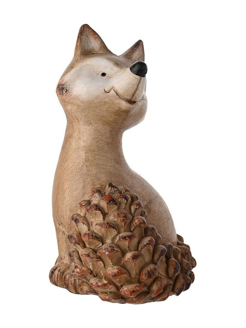 Country Living Brown Large Wood Effect Resin Ornament