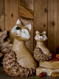 Country Living Brown Large Wood Effect Resin Ornament