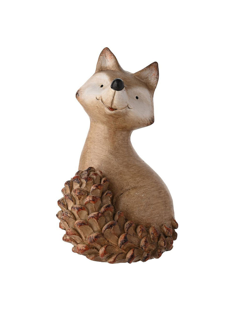 Country Living Brown Large Wood Effect Resin Ornament