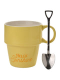 Country Living Yellow Hello Sunshine Gardeners Mug - British product