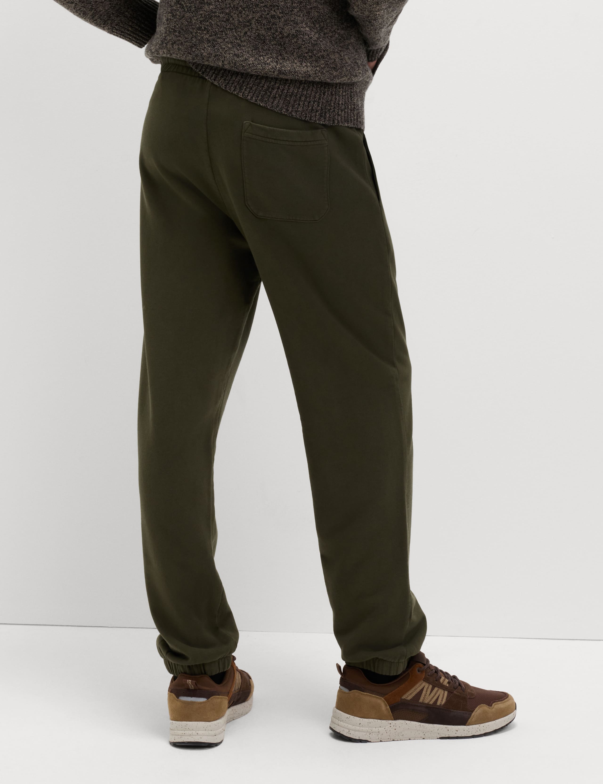 M&S Collection garment dyed pure cotton joggers, UK version