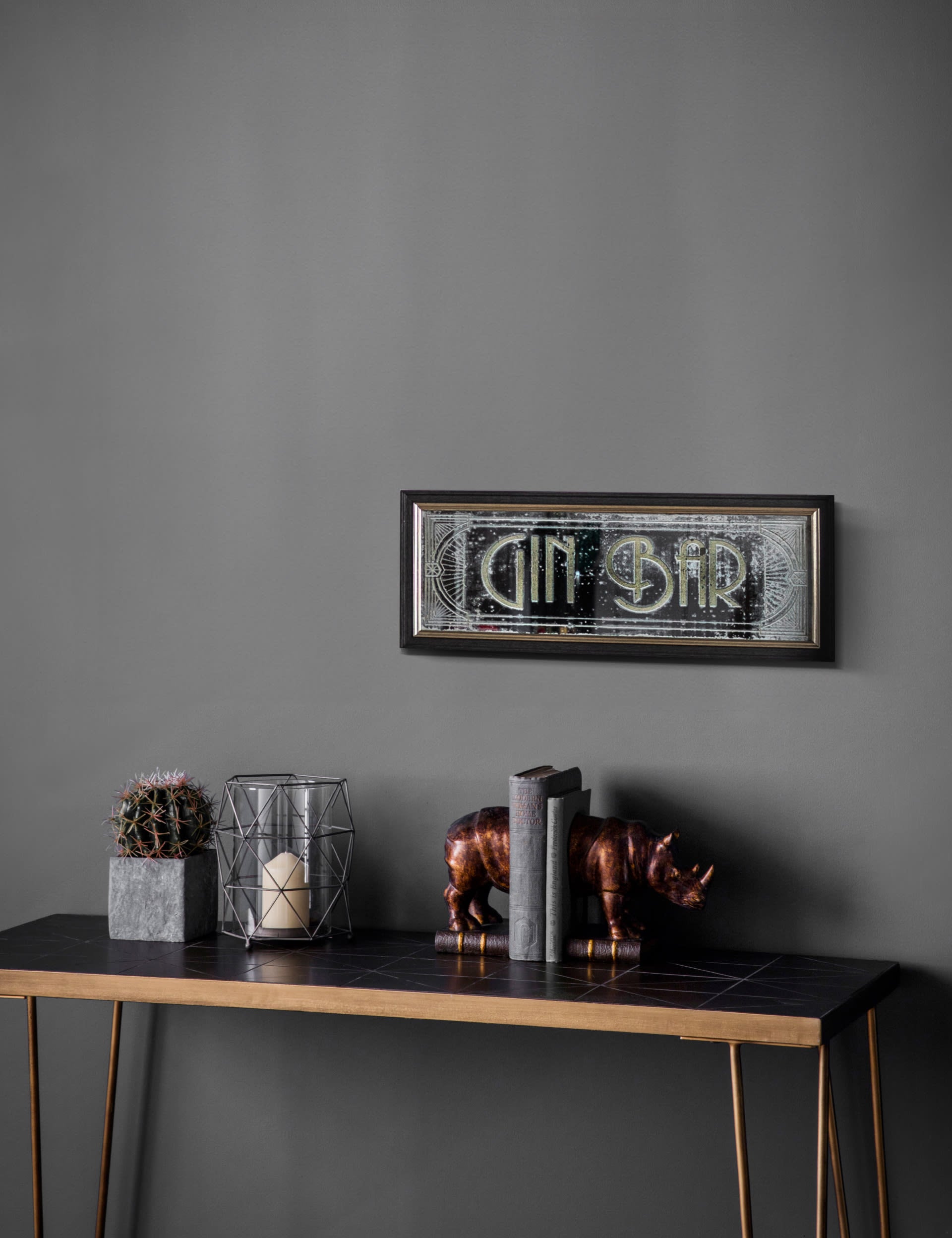 Gallery Direct Gin Bar medium wall mirror, UK version