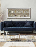 Gallery Direct Gin Collection Rectangle Framed Art 640mm x 1440mm, UK version