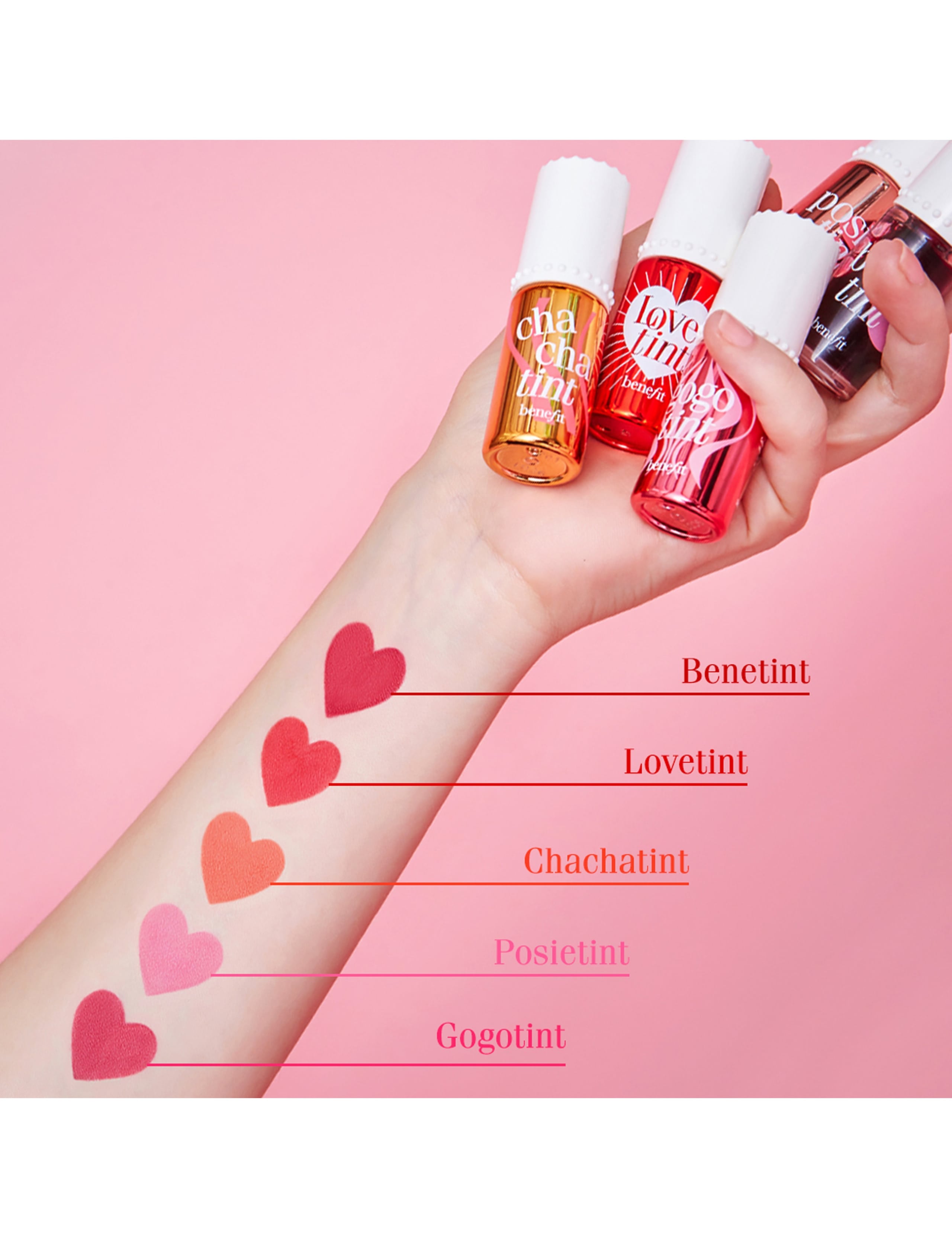 GoGotint cheek and lip stain bright cherry red 6ml, UK version