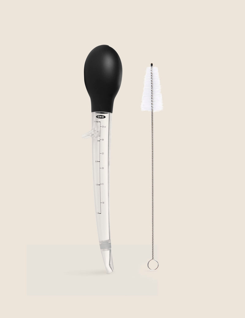 Oxo Good Grips angled baster with cleaning brush, UK version