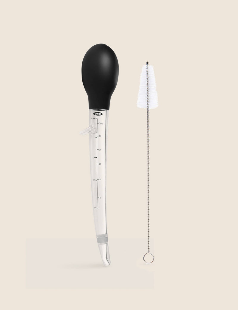 Oxo Good Grips angled baster with cleaning brush, UK version